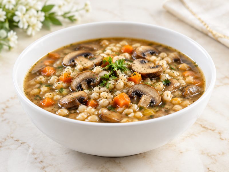 Mushroom Barley Soup
